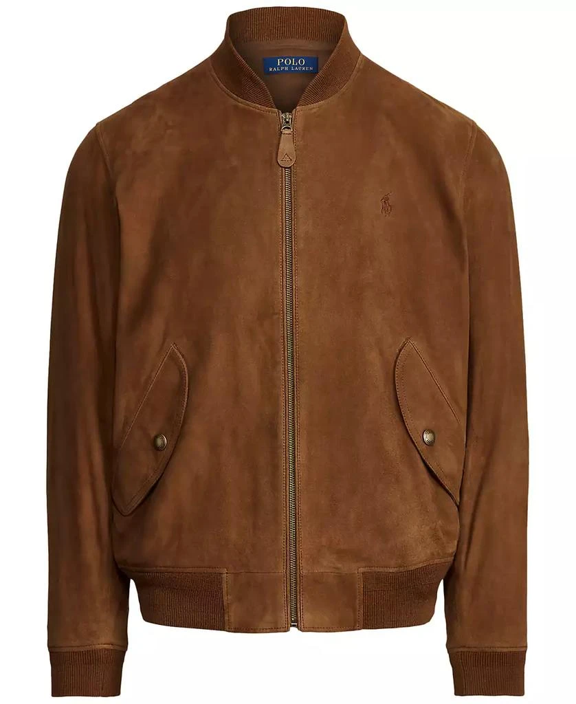 Men's Suede Bomber Jacket 商品