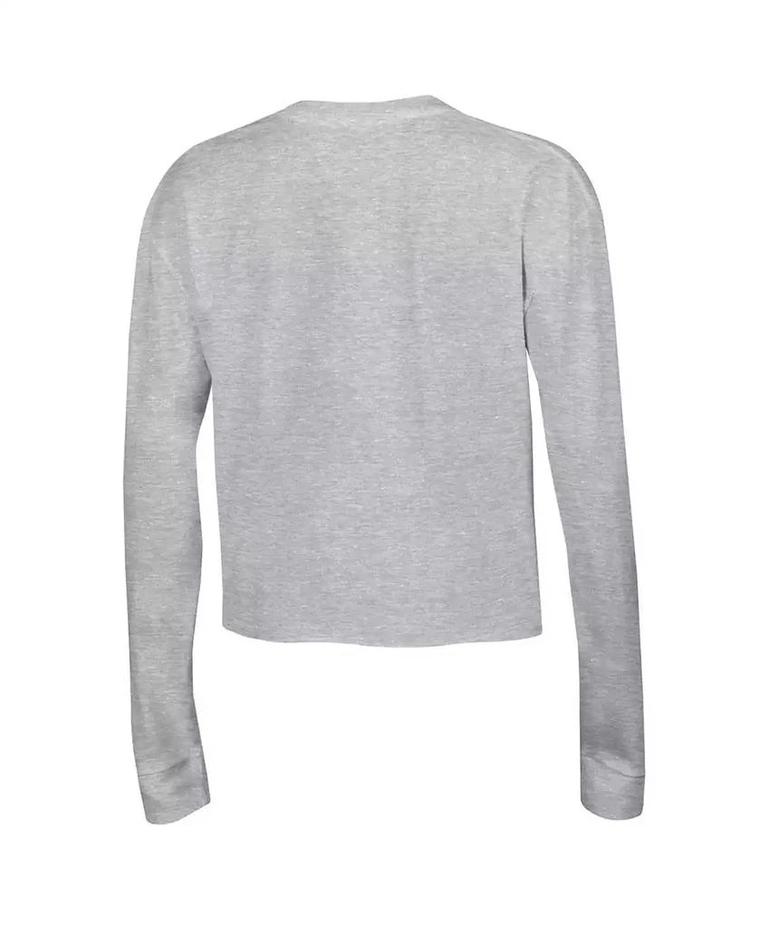 商品CHAMPION|Women's Gray Texas A&M Aggies Boyfriend Cropped Long Sleeve T-shirt,价格¥270,第2张图片详细描述