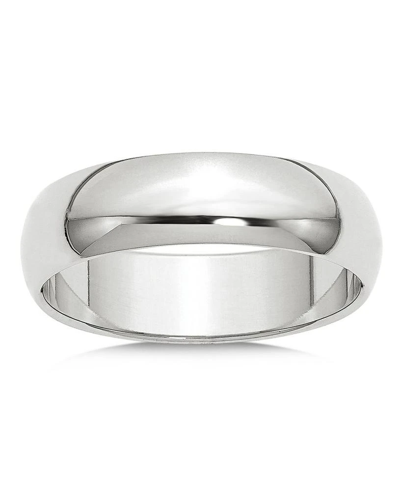 商品Bloomingdale's|Men's 6mm Half Round Band Ring in 14K White Gold,价格¥8769,第1张图片