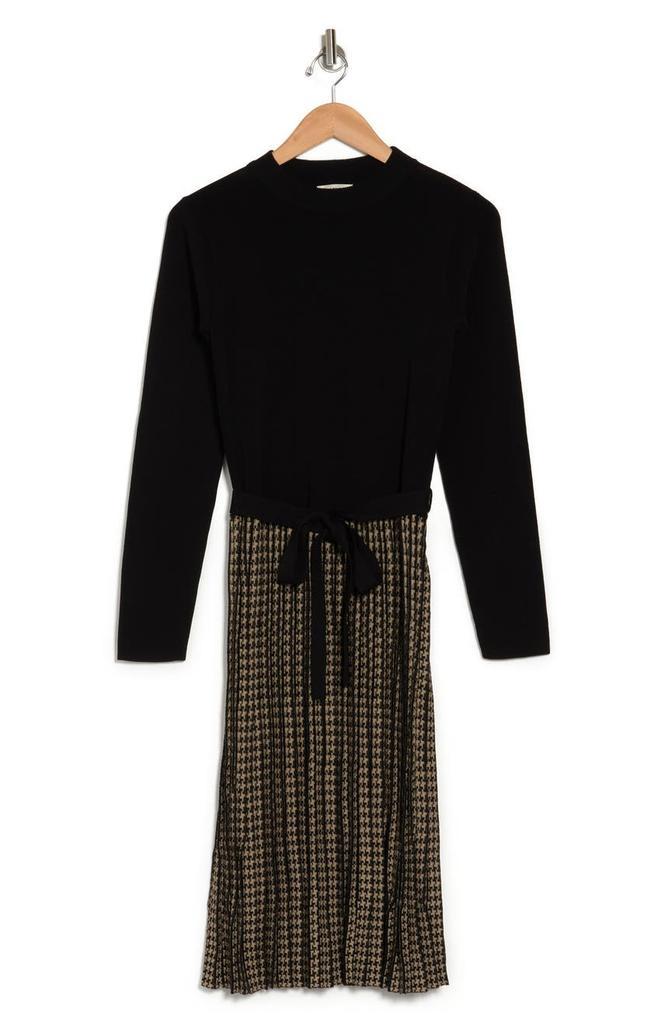 商品MAXSTUDIO|Pleated Long Sleeve Sweater Dress,价格¥372,第5张图片详细描述