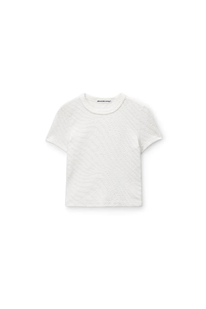 商品Alexander Wang|Logo Jacquard Short Sleeve Baby Tee,价格¥1942,第1张图片