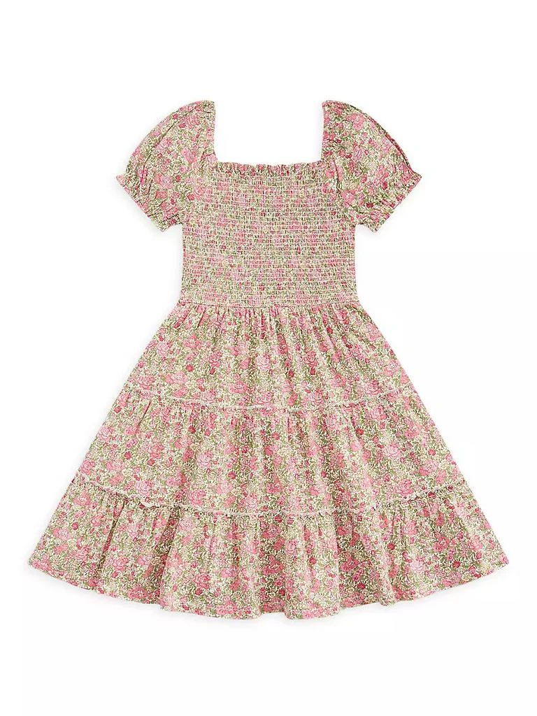 商品Ralph Lauren|Little Girl's Floral Print Dress,价格¥169,第1张图片