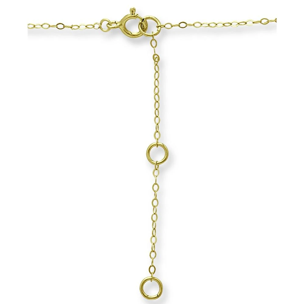 商品Giani Bernini|Cubic Zirconia Pineapple Pendant Necklace in 18k Gold-Plated Sterling Silver, 16" + 2" extender, Created for Macy's,��价格¥238,第4张图片详细描述