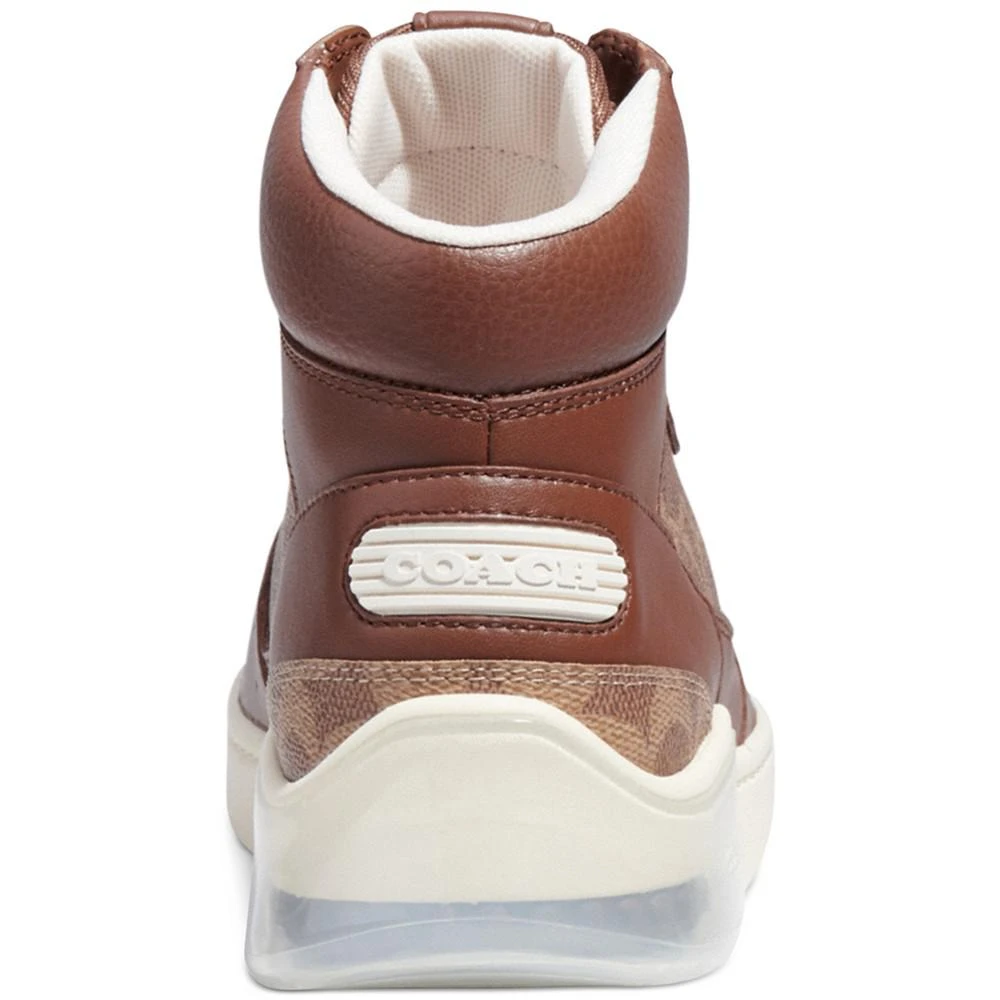 商品Coach|Men's CitySole Signature High Top Sneaker,价格¥843,第2张图片详细描述