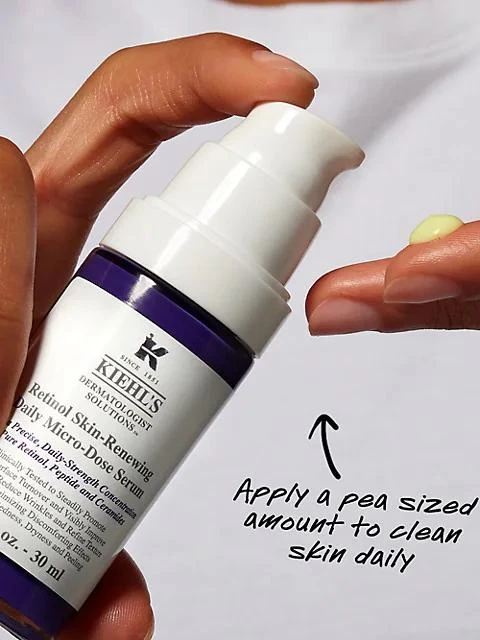 商品Kiehl's|Micro-Dose Anti-Aging Retinol Serum With Ceramides And Peptide,价格¥485,第3张图片详细描述