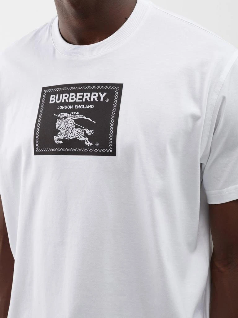 商品Burberry|Knight Label cotton-jersey T-shirt,价格¥5389,第3张图片详细描述