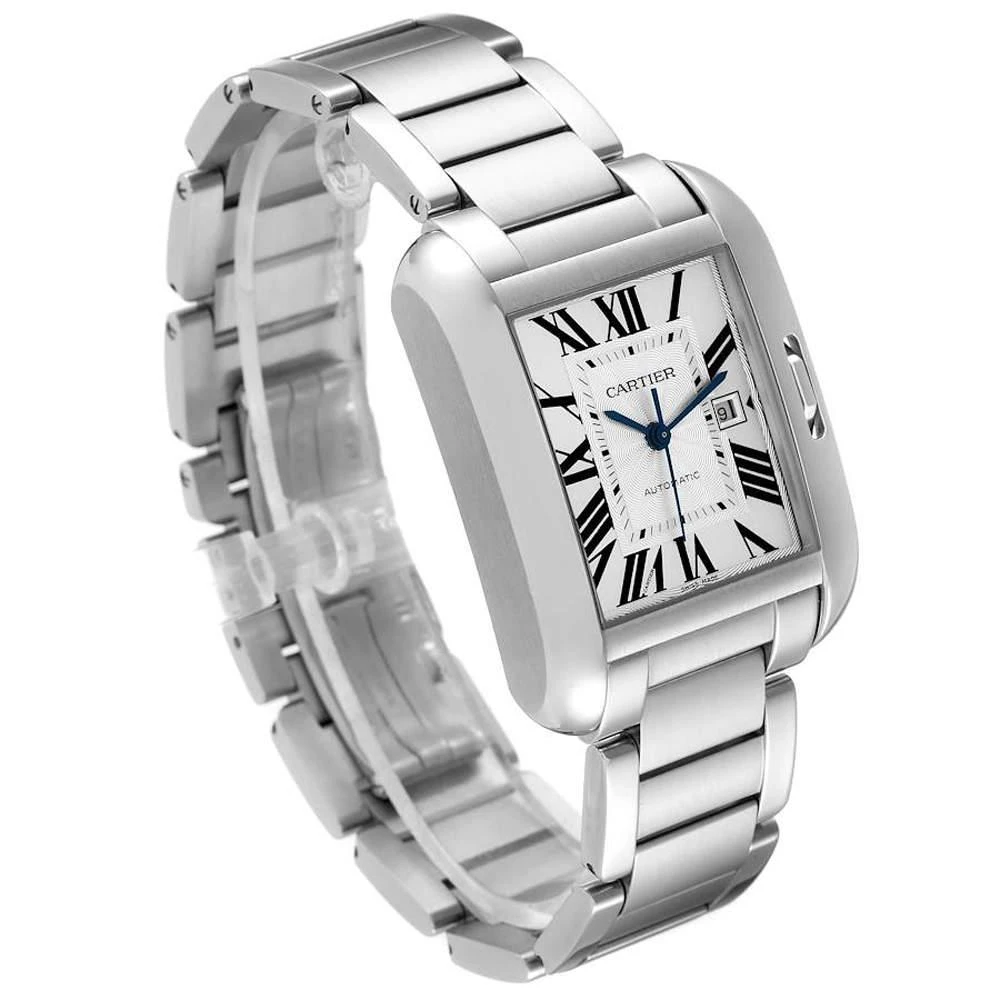 Cartier Silver Stainless Steel Tank Anglaise W5310009 Automatic Men's Wristwatch 30 mm 商品