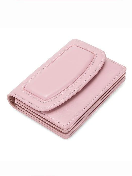 商品LE MASQUE|Palette Card Wallet_Baby Pink,价格¥718,第2张图片详细描述