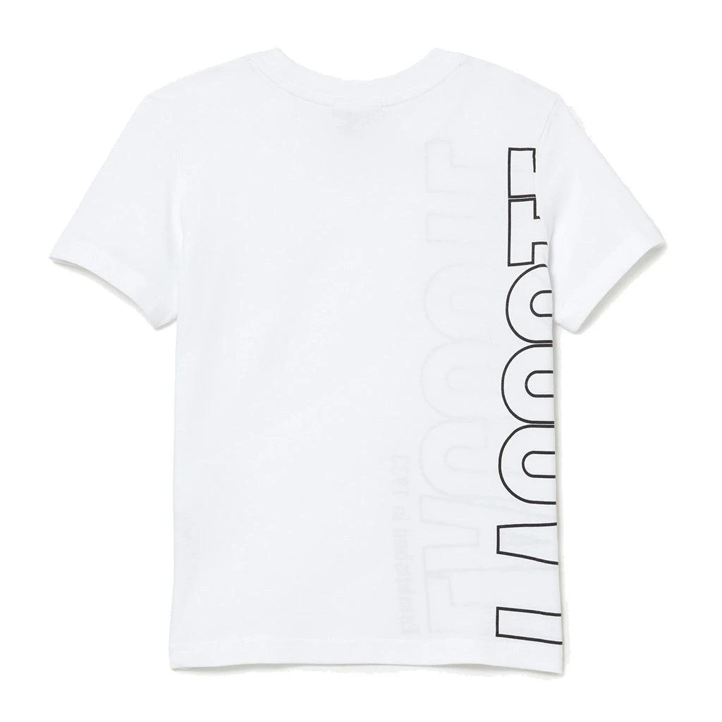 商品Lacoste|White Monogram Side Logo T-Shirt,价格¥231,第2张图片详细描述
