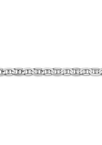 商品Belk & Co.|Co. Mens 14K White Gold 4.5 Millimeter Concave Anchor Chain Bracelet,价格¥8497,第1张图片