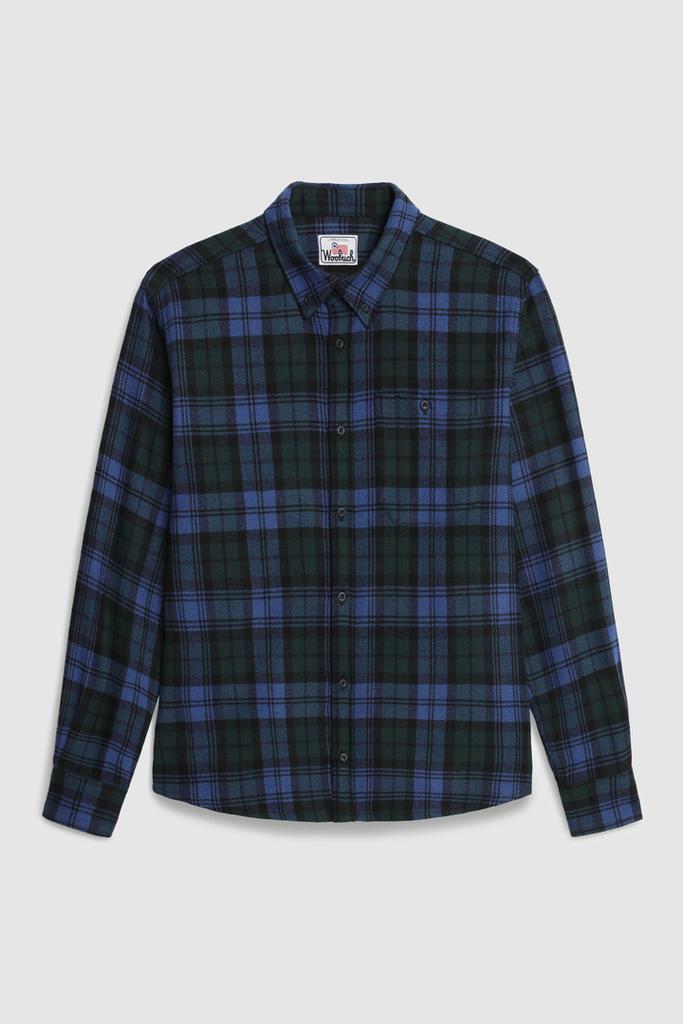 Wool Blend Trout Run Plaid Flannel Shirt  - Made in USA商品第7张图片规格展示