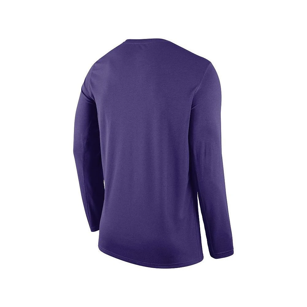 商品NIKE|Men's Los Angeles Lakers Practice Long-Sleeve T-Shirt,价格¥300,第2张图片详细描述