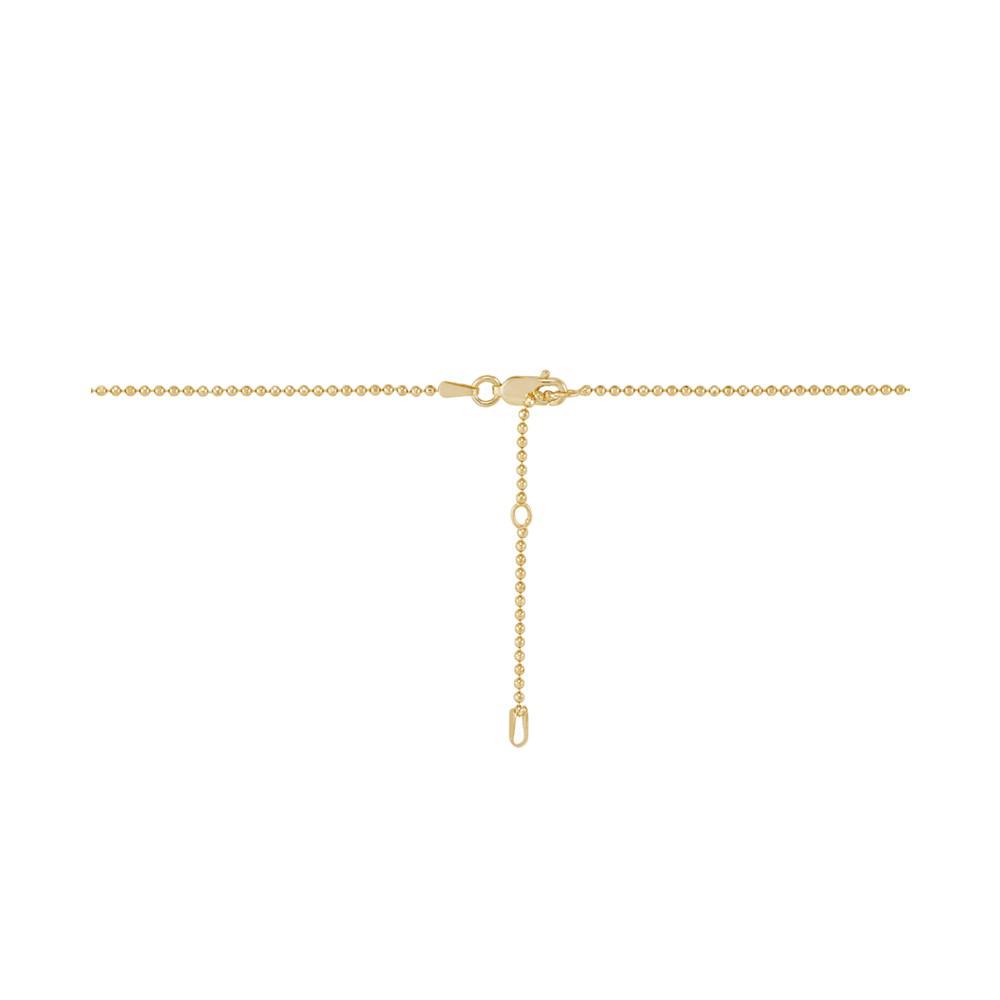 Multi-Stone (1 ct.tw.) 18" Heart Pendant Necklace in 14k Gold-Plated Sterling Silver商品第4张图片规格展示