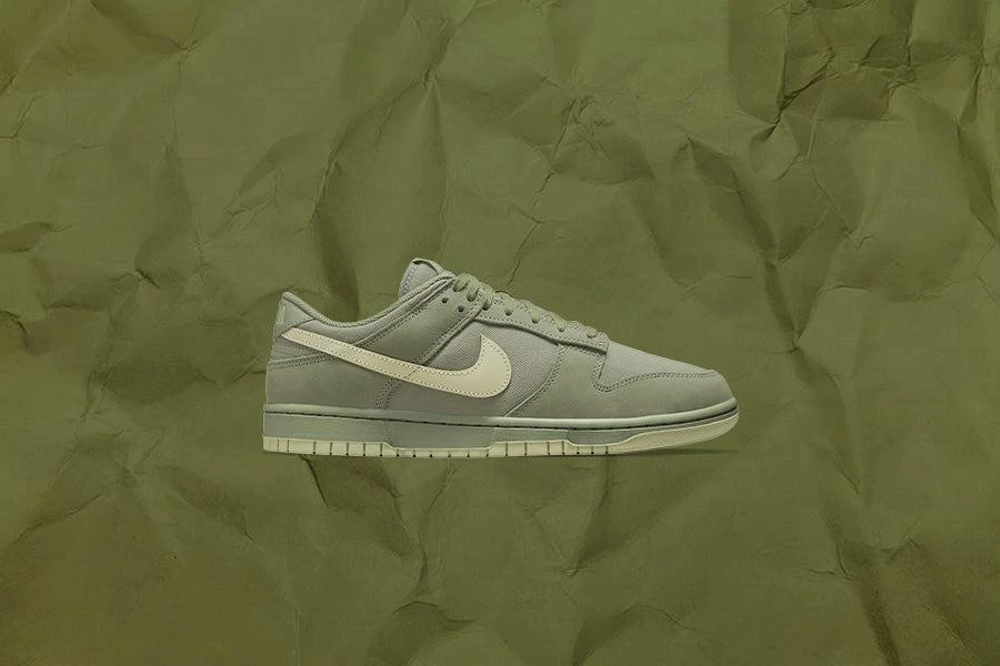 商品NIKE|Dunk Low Retro Premium - Oil Green/Olive Aura/Phantom,价格¥737,第5张图片详细描述