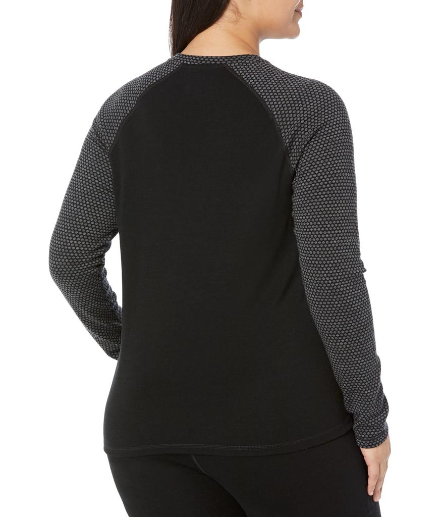 Plus Size Classic Thermal Merino Base Layer Pattern Crew商品第2张图片规格展示