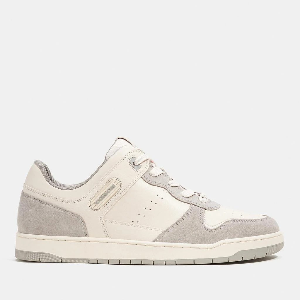 商品Coach|Coach Men's C201 Leather and Suede Trainers,价格¥1214,第1张图片