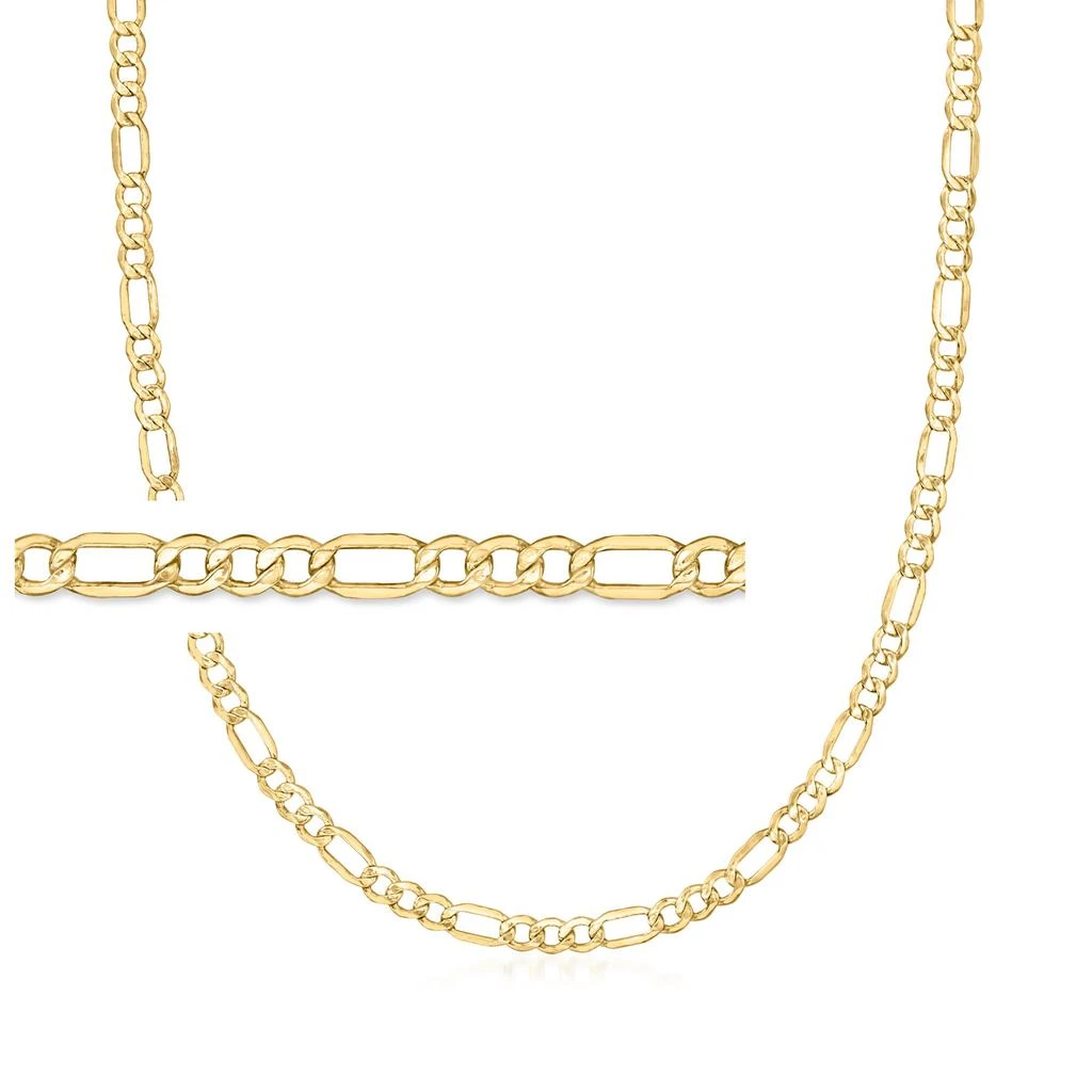商品Canaria Fine Jewelry|Canaria Men's 4.7mm 10kt Yellow Gold Figaro-Link Necklace,价格¥6315,第1张图片