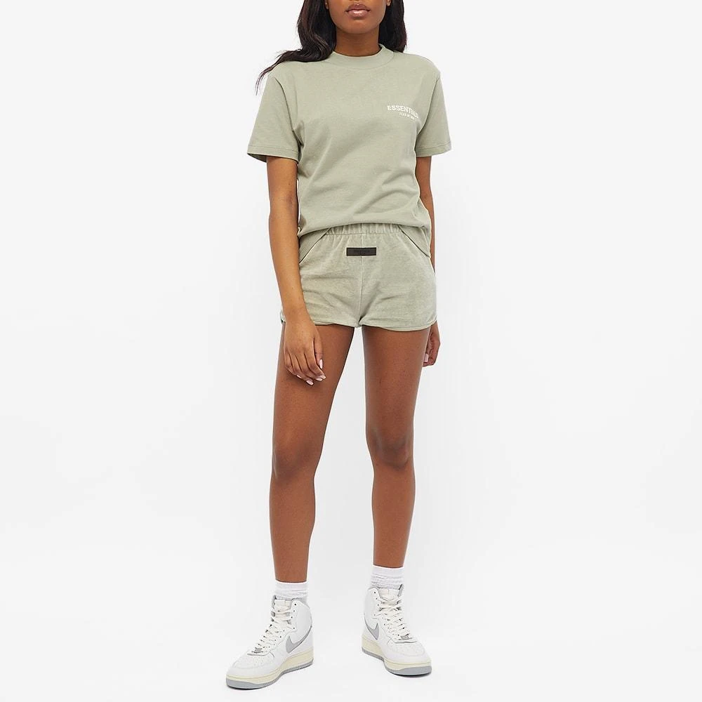 商品Essentials|Fear of God ESSENTIALS Women's Logo Tee - Sea Foam,价格¥362,第4张图片详细描述