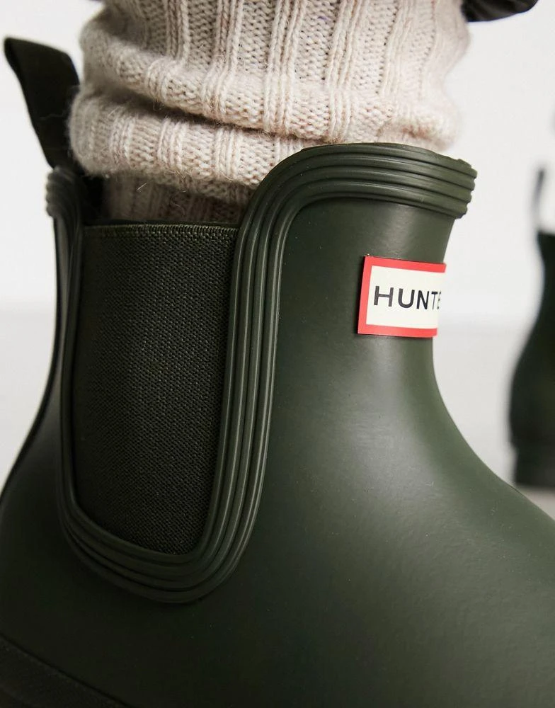 商品Hunter|Hunter original chelsea boots in olive,价格¥1053,第3张图片详细描述