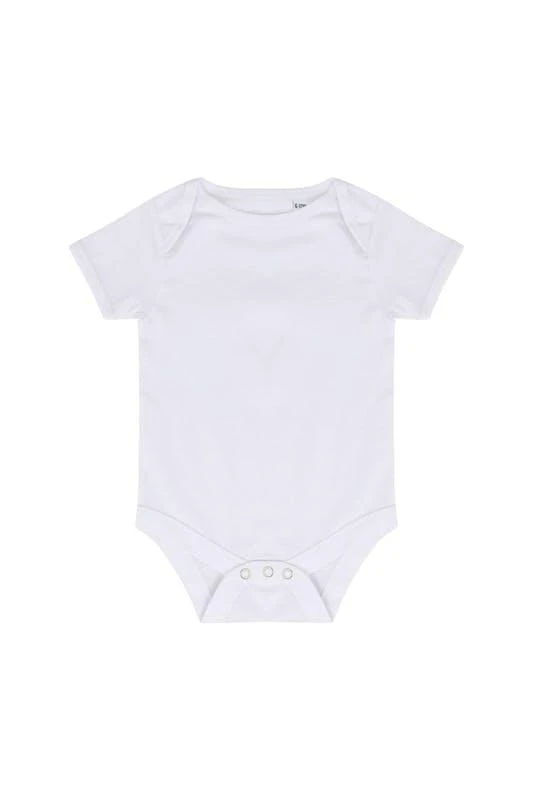 商品Larkwood|Larkwood Baby Boys/Girls Essential Short Sleeve Bodysuit (White),价格¥110,第2张图片详细描述