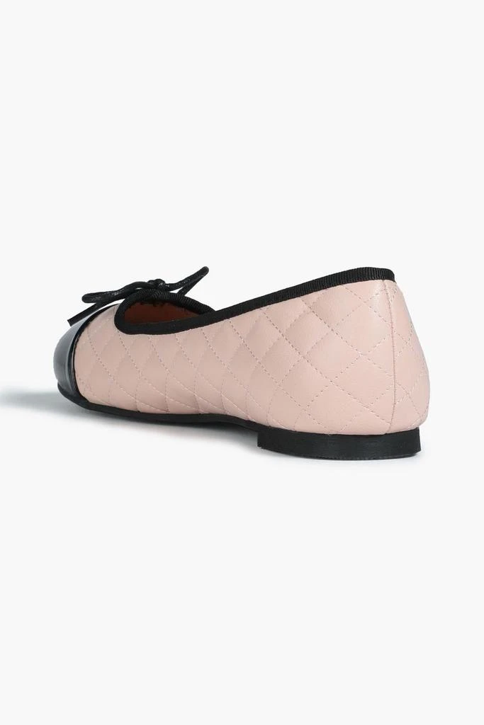 商品French Sole|Amelie quilted two-tone leather ballet flats,价格¥795,第3张图片详细描述