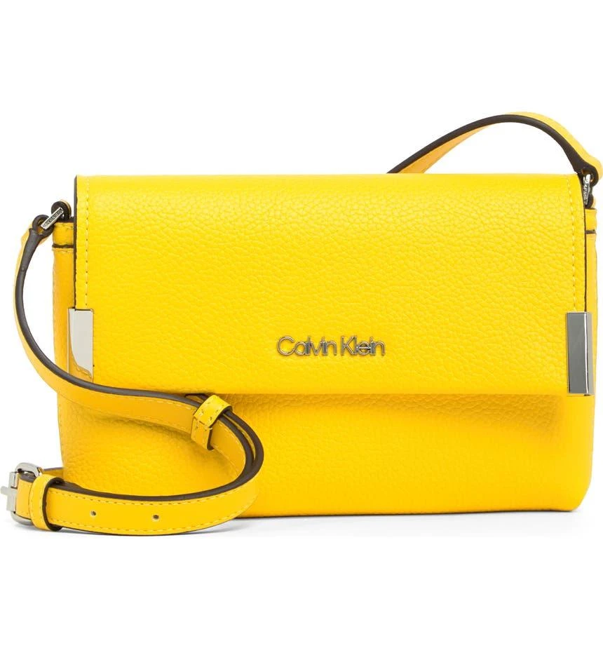 商品Calvin Klein|Foldover Flap Crossbody Bag,价格¥341,第1张图片