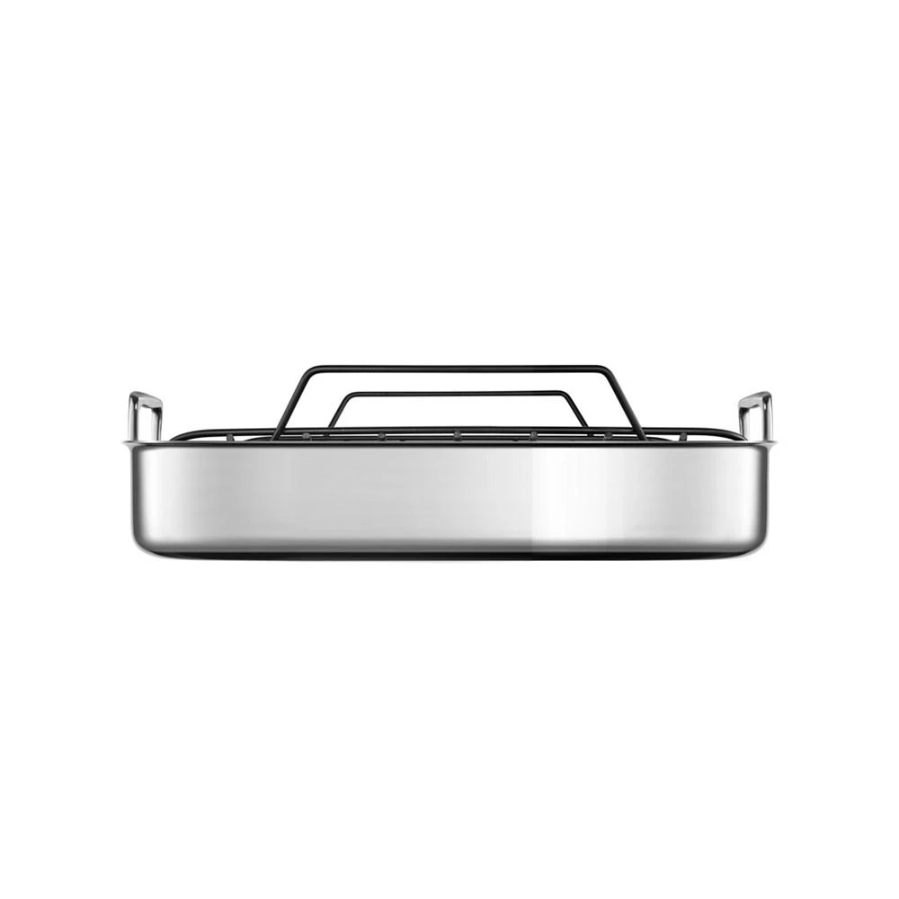 商品Le Creuset|Stainless Steel Roasting Pan and Nonstick Cooking Rack,价格¥1302,第1张图片