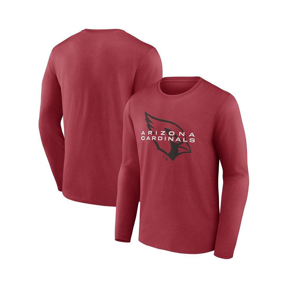 商品Fanatics|Men's Branded Cardinal Arizona Cardinals Advance to Victory Long Sleeve T-shirt,价格¥252,第1张图片