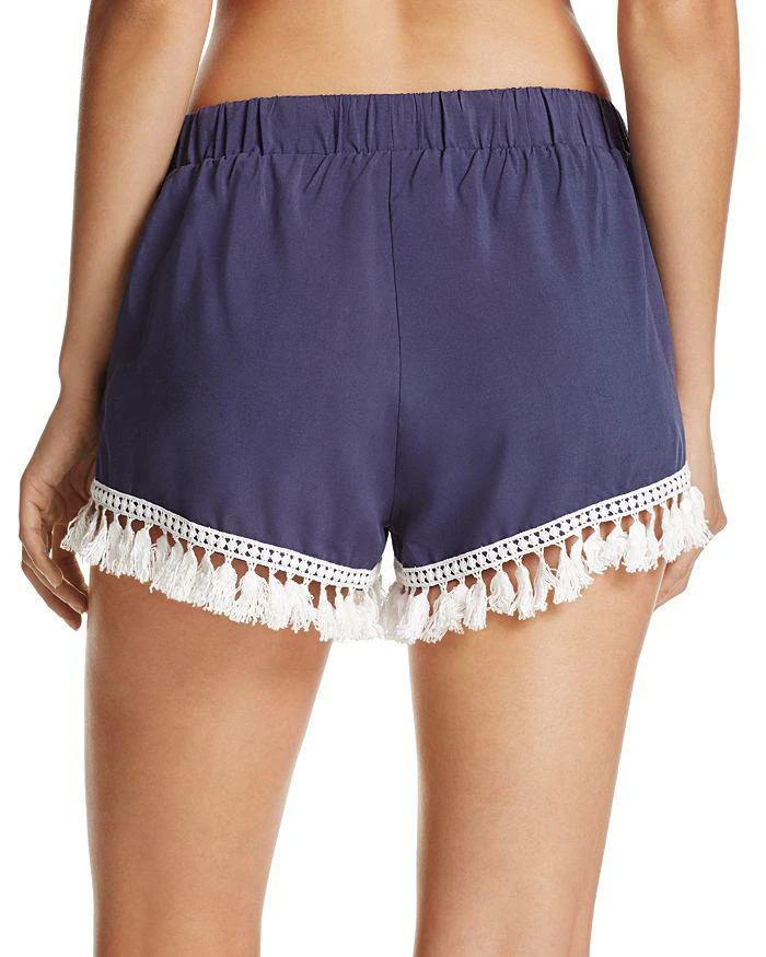 商品Surf Gypsy|Tassel Trim Swim Cover-Up Shorts,价格¥214,第2张图片详细描述