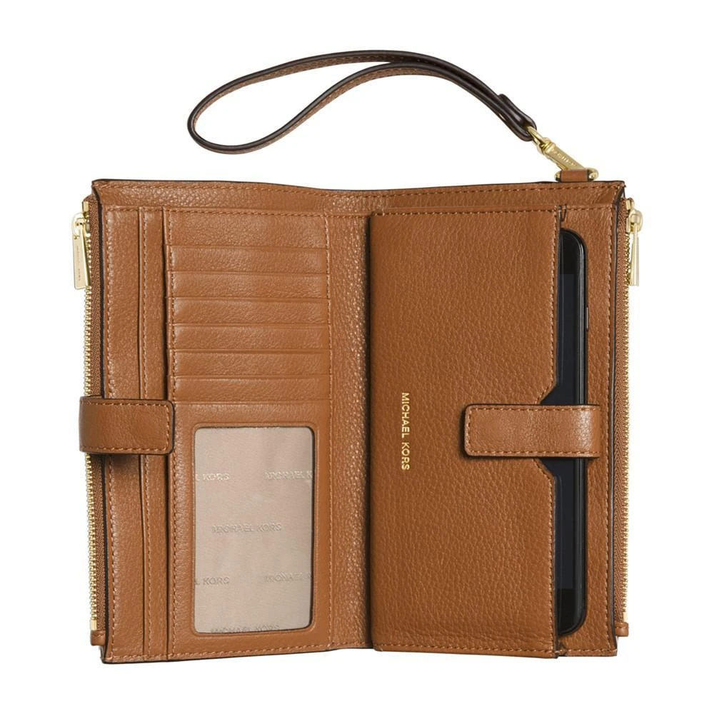 商品Michael Kors|Adele Double-Zip iPhone 7 Plus Wristlet,价格¥480,第3张图片详细描述