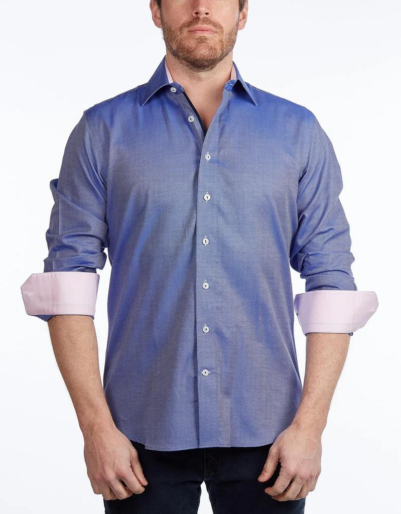 商品Levinas|Contemporary Fit Contrast Detailed Button Down,价格¥303,第1张图片