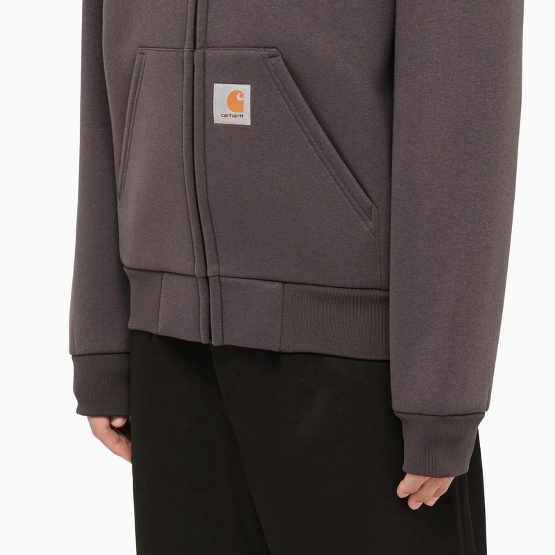 商品Carhartt WIP|Grey jacket with zip and hood,价格¥818,第6张图片详细描述