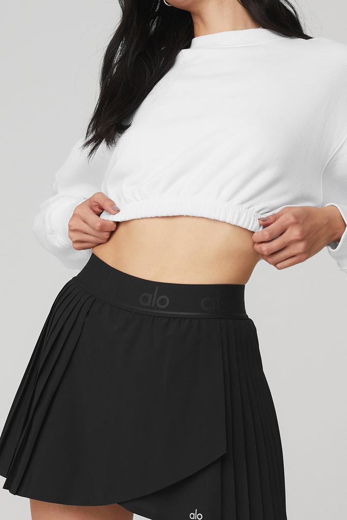 商品Alo|Aces Tennis Skirt - Black,价格¥328-¥380,第6张图片详细描述