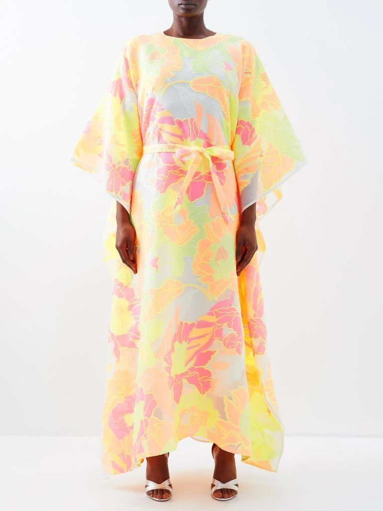 商品Taller Marmo|Flower Power devoré kaftan gown,价格¥4188,第1张图片