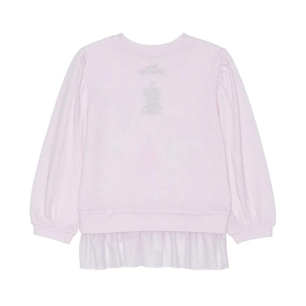 商品Disney|Little Girls Rapunzel Long Sleeve Mesh Peplum with Leggings Set,价格¥217,第4张图片详细描述