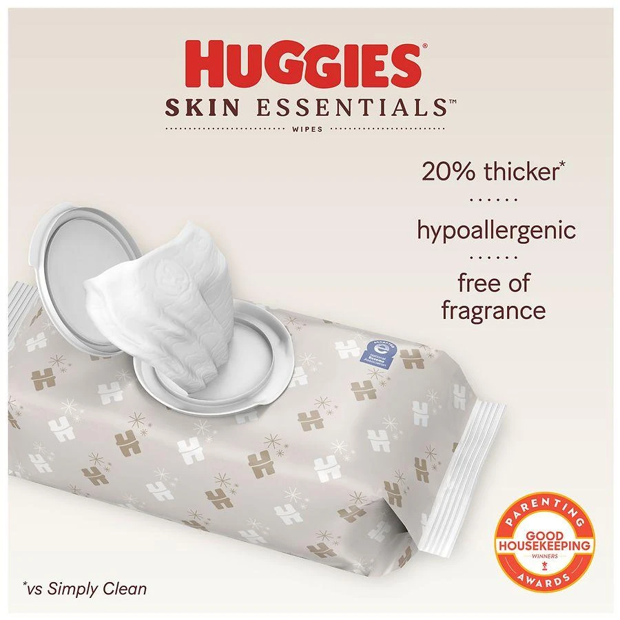 商品Huggies|Baby Wipes, Flip Top Packs Unscented, 112,价格¥81,第3张图片详细描述