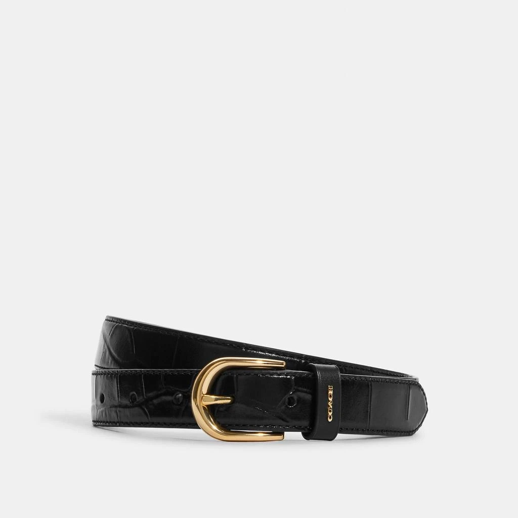 商品Coach|Coach Outlet Harness Buckle Belt, 25 Mm,价格¥389,第1张图片