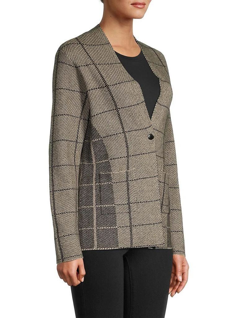 商品NIC+ZOE|Placed Plaid Blazer,价格¥925,第4张图片详细描述