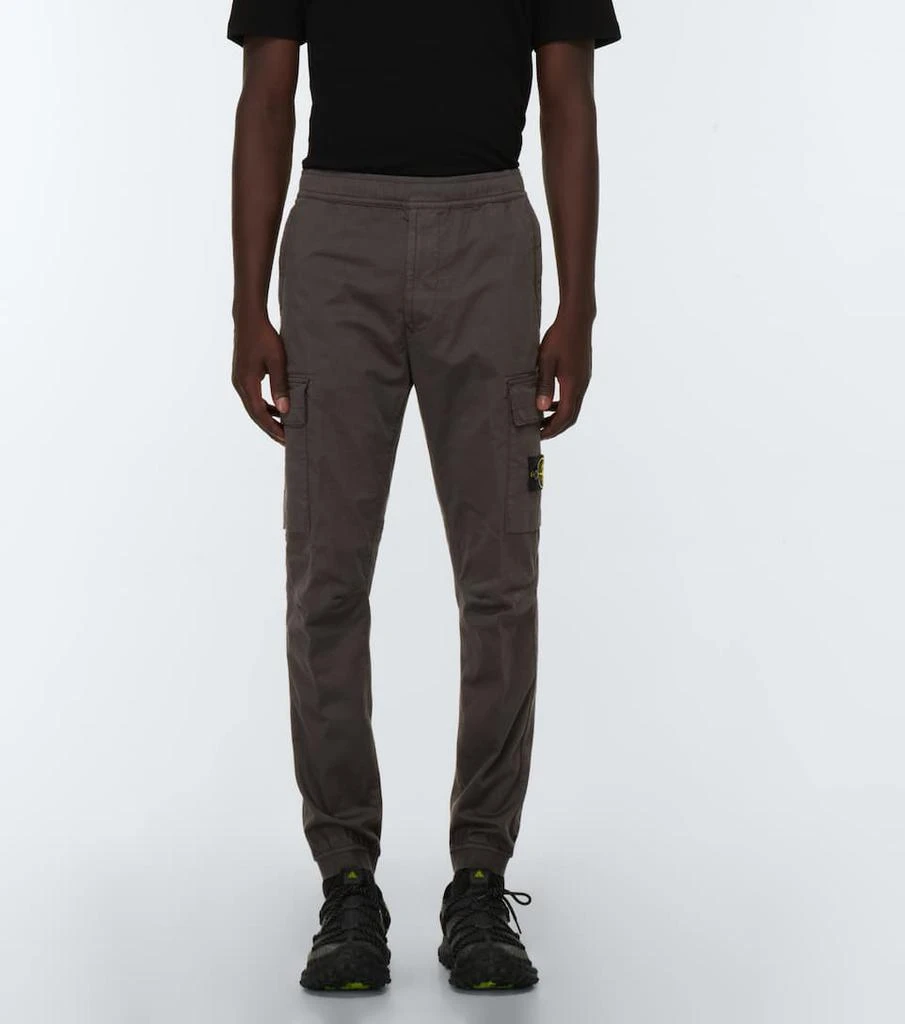 商品Stone Island|Cotton-blend cargo pants,价格¥2498,第3张图片详细描述