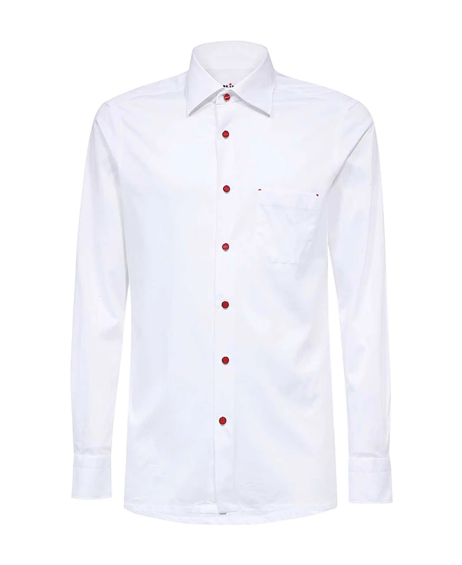 商品【商品预售7天发货】 Kiton|Kiton 男士衬衫 UMCNERPH2K06R4912 白色,价格¥4212,第1张图片