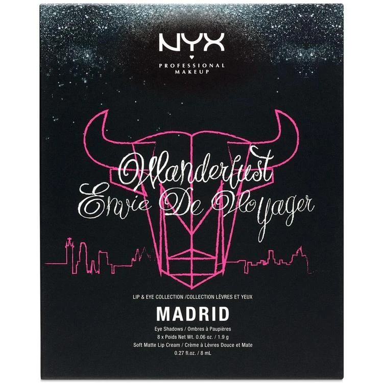 商品NYX Professional Makeup|Wanderlust 眼唇组合套装 - 马德里Madrid,价格¥75,第3张图片详细描述