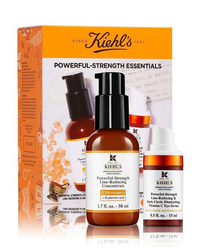 商品Kiehl's|Powerful-Strength Essentials Gift Set ($120 value),价格¥428,第1张图片