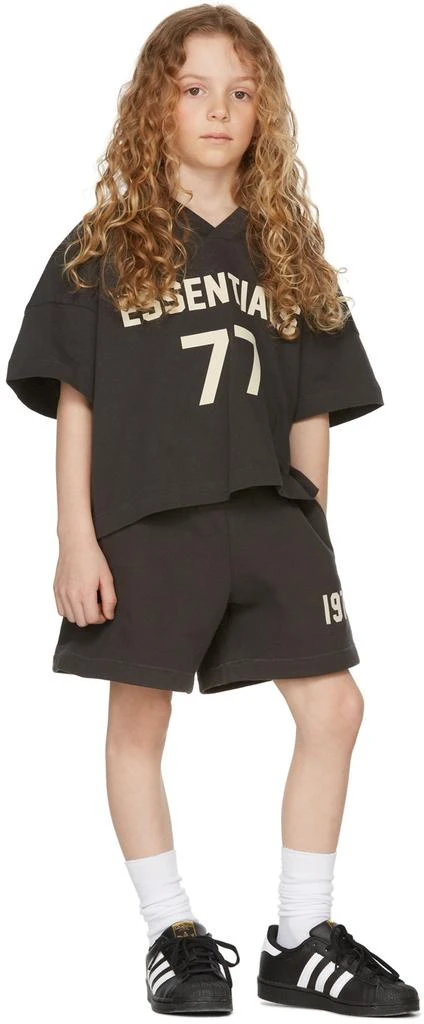 商品Essentials|Kids Black Fleece '1977' Shorts,价格¥347,第1张图片