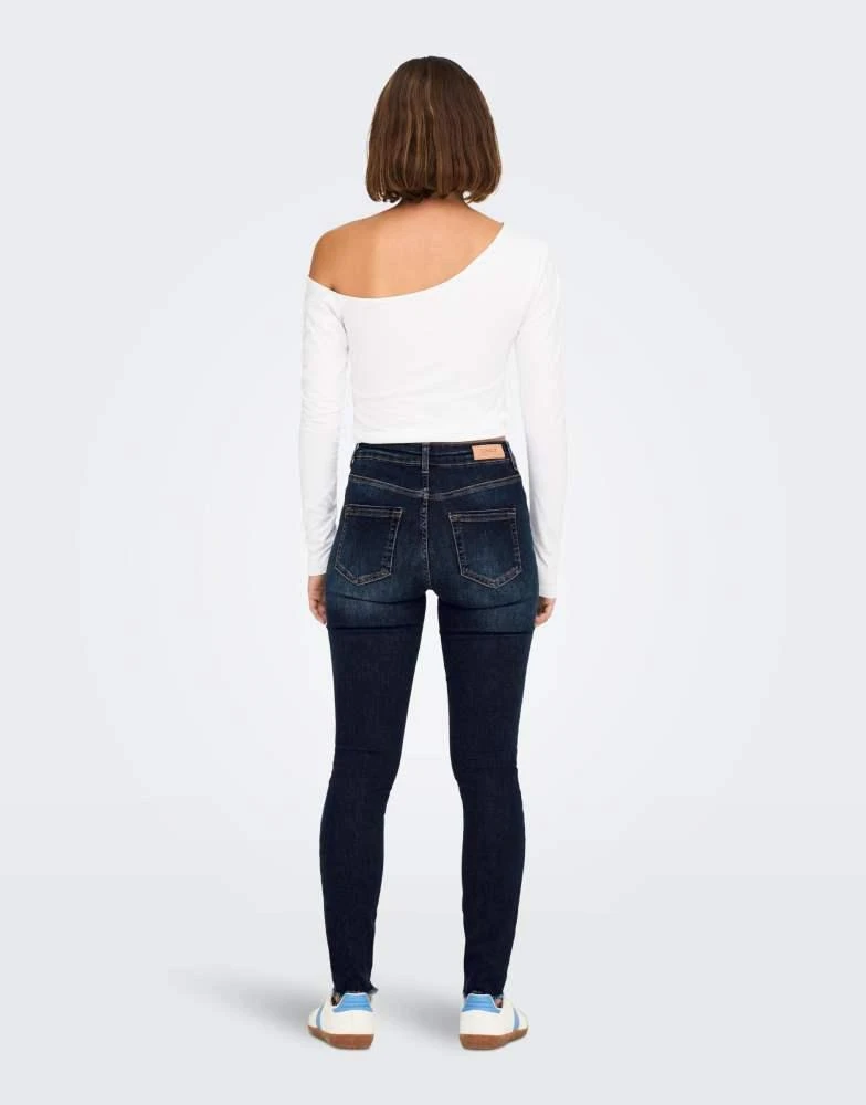 商品ONLY|ONLY Skinny fit jeans in dark blue denim,价格¥366,第4张图片详细描述
