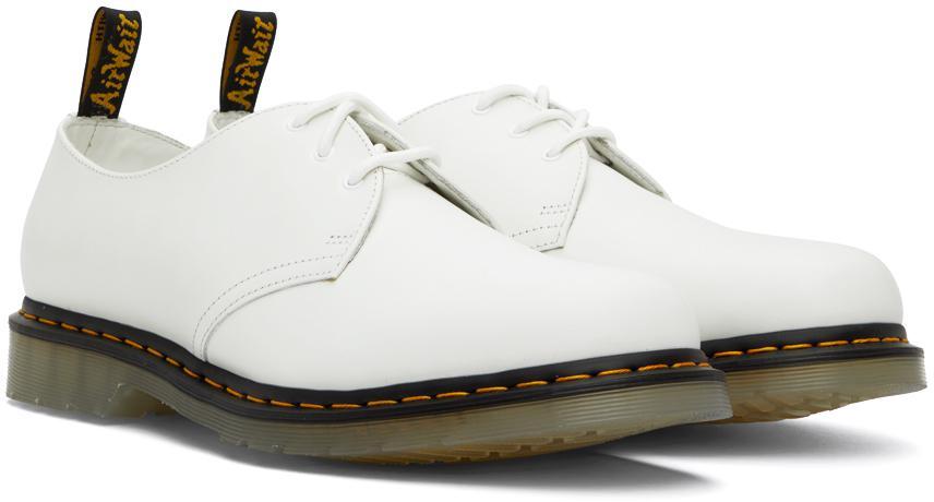 商品Dr. Martens|White 1461 Iced Smooth Leather Oxfords,价格¥913,第6张图片详细描述