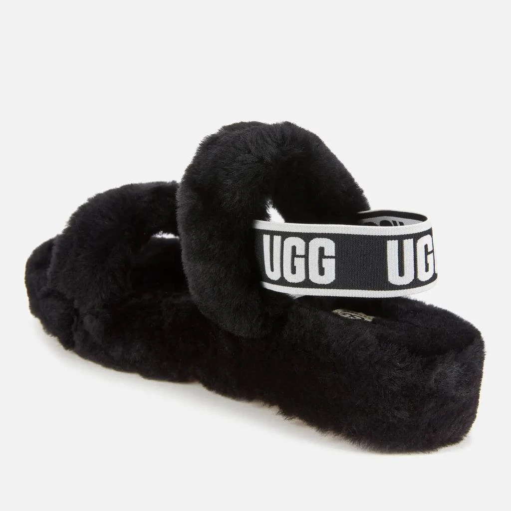 商品UGG|UGG Women's Oh Yeah Slippers - Black,价格¥423,第2张图片详细描述