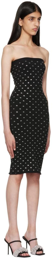 商品Alexander Wang|黑色 Crystal Logo 连衣裙,价格¥4782,第2张图片详细描述