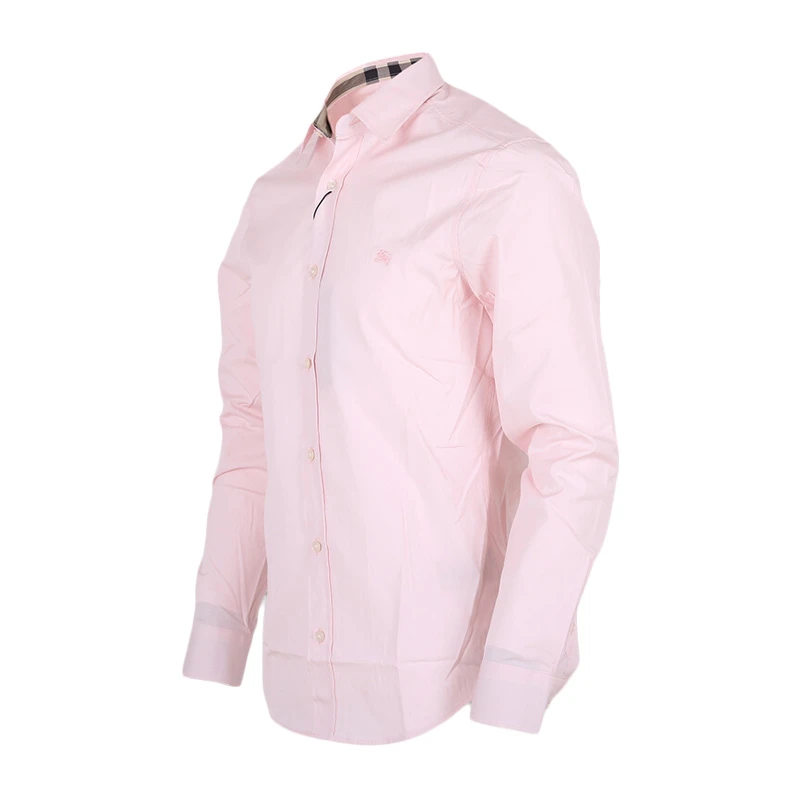 Burberry 博柏利 男士浅粉色棉质长袖衬衫 3991156 商品