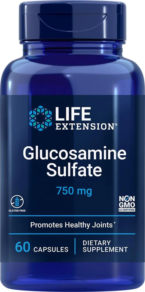 商品Life Extension|Life Extension Glucosamine Sulfate (60 capsules),价格¥88,第1张图片