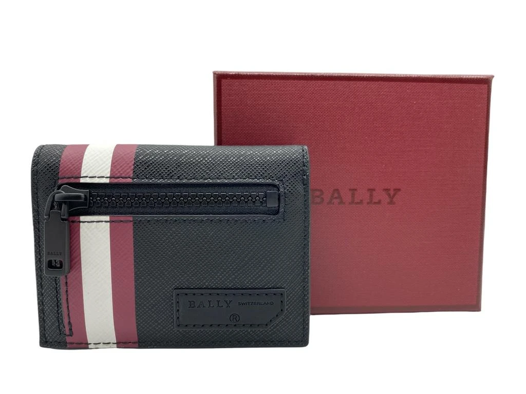 商品Bally|NEW Bally Bhandy Men's 6232167 Black Synthetic PVC Wallet MSRP,价格¥896,第1张图片